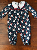 Stitchy Fish Santa Romper 3T
