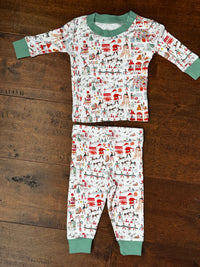 LAKE Christmas Pjs 2 Piece 3/6m