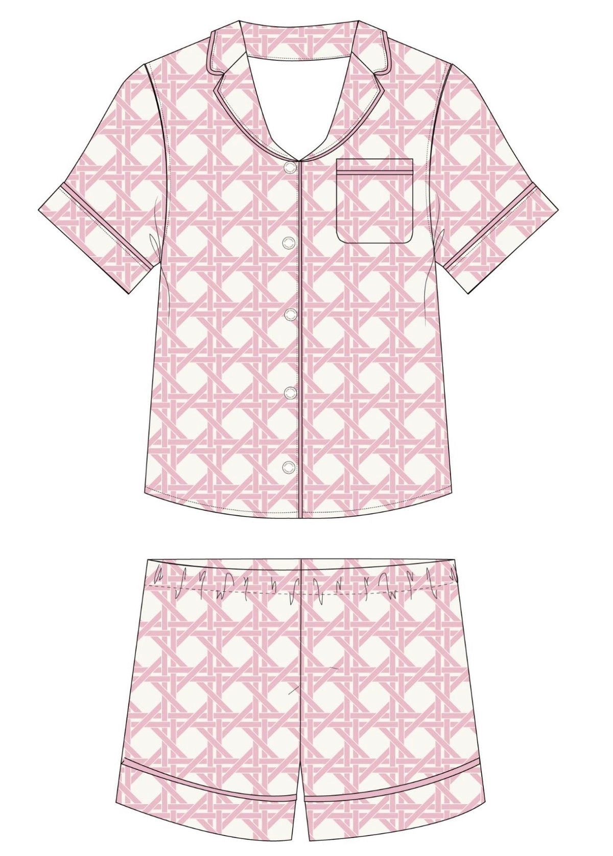 Pink Trellis Mama Jam