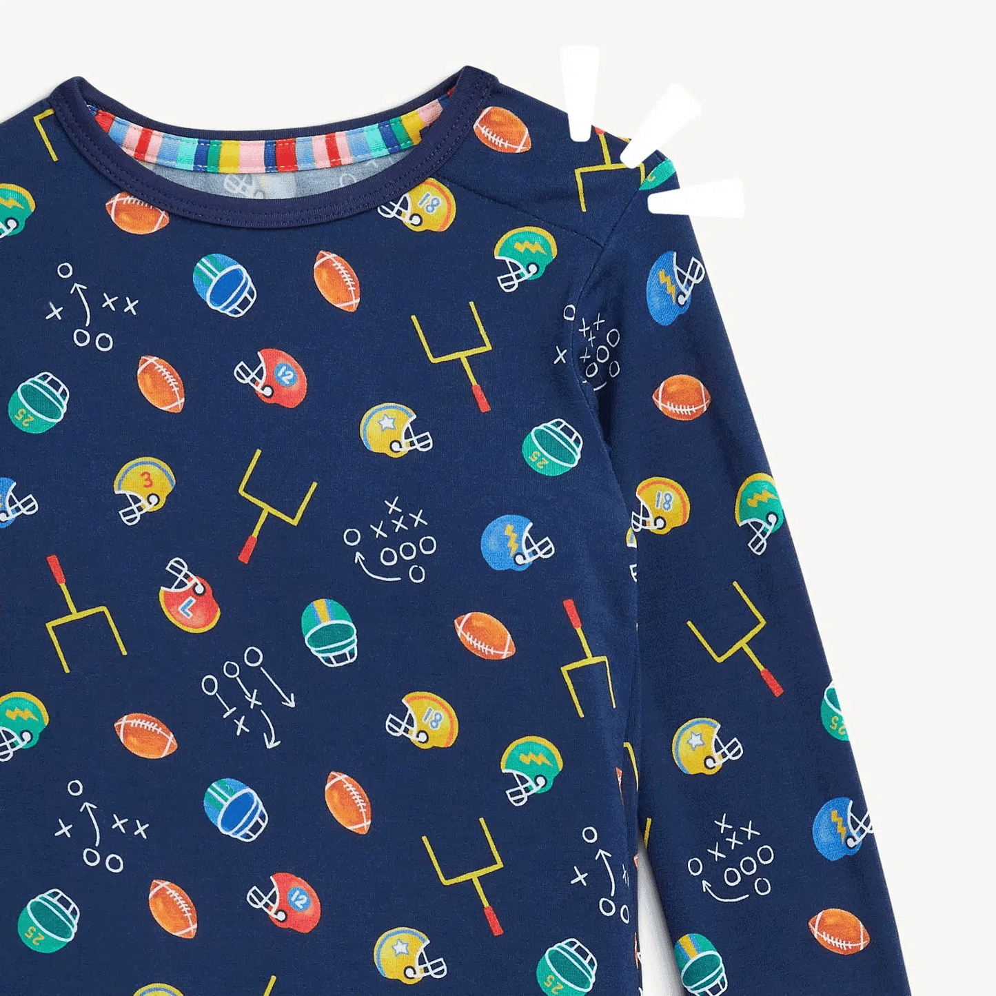First Down Fun Pajama Set
