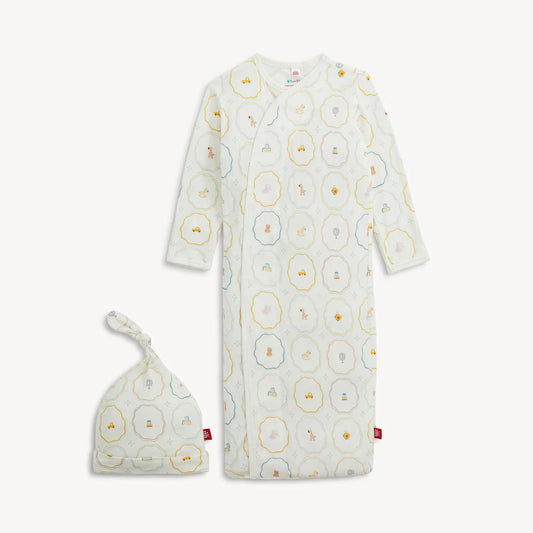 Nursery Magic Gown & Hat Set