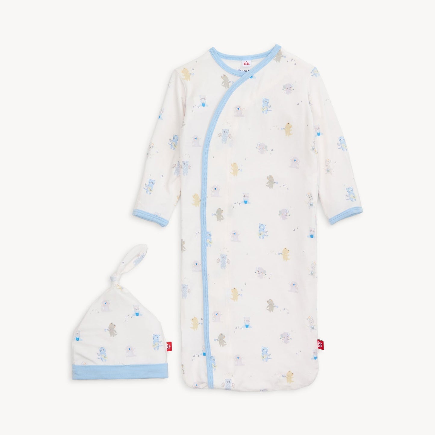 Modal Magnetic Gown + Hat - Blue Baby Beats