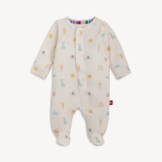 Lullaby Sky Pink Magnetic Footie