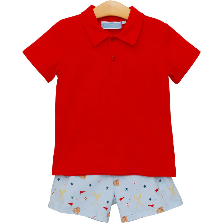 All Star Polo Short Set