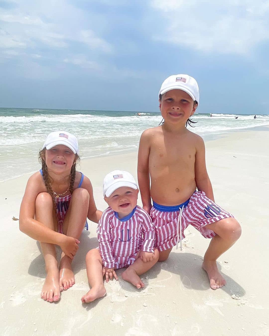American Flag Baseball Hat: Youth (Ages 2-7)
