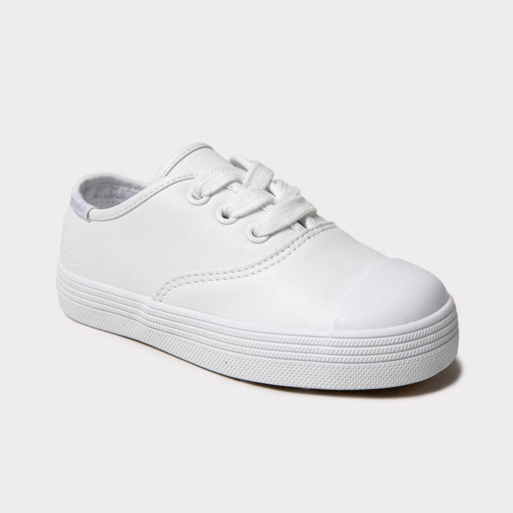 Hadley Girls Lace-Up Shoes: White
