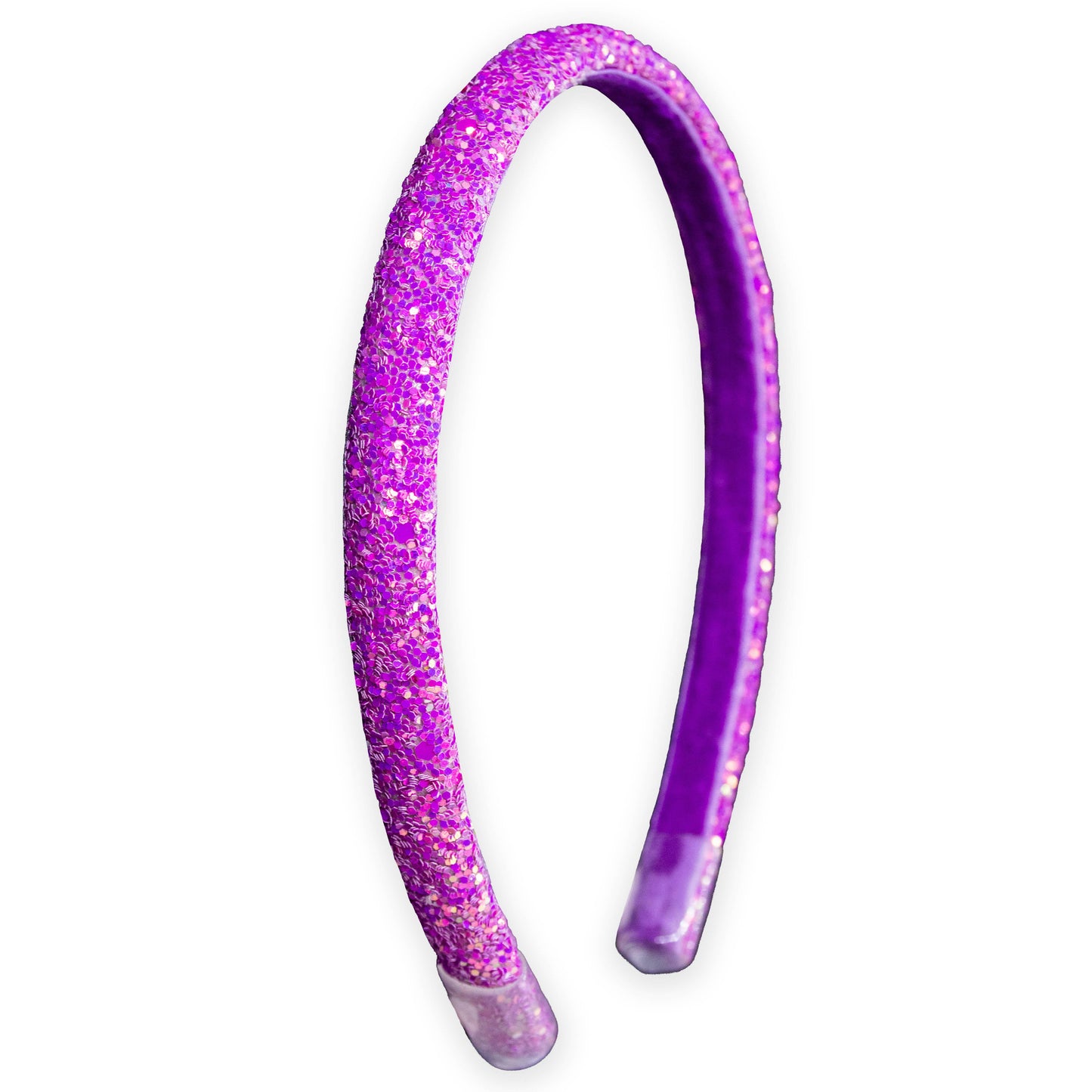 Glitter Headband - Thin Hairbands for Kids: Pink