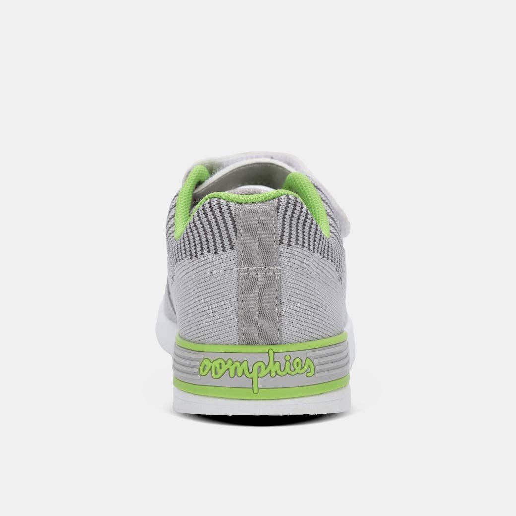 Wynn Boys Hook & Loop Sneaker: Light Grey