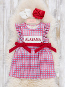 Alabama Smocked Gingham Dress: M(3yrs)