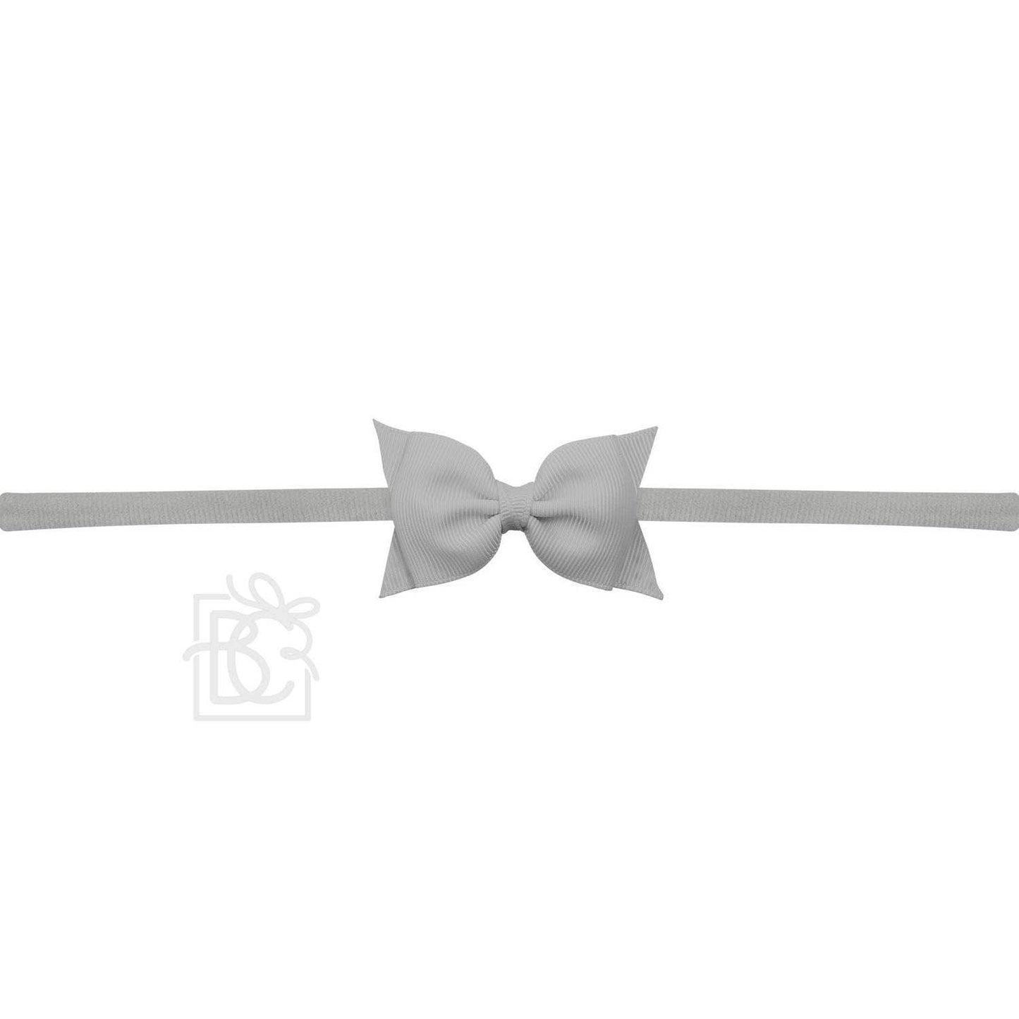 1/4" PANTYHOSE HEADBAND W/ 2.5" FLAT SOPHIA BOW: RED