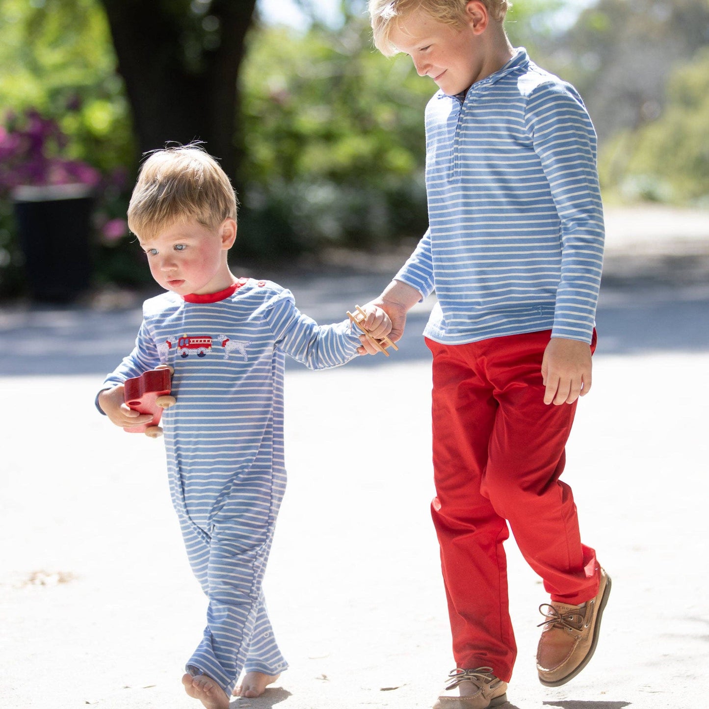 Fire Truck Dalmation Romper