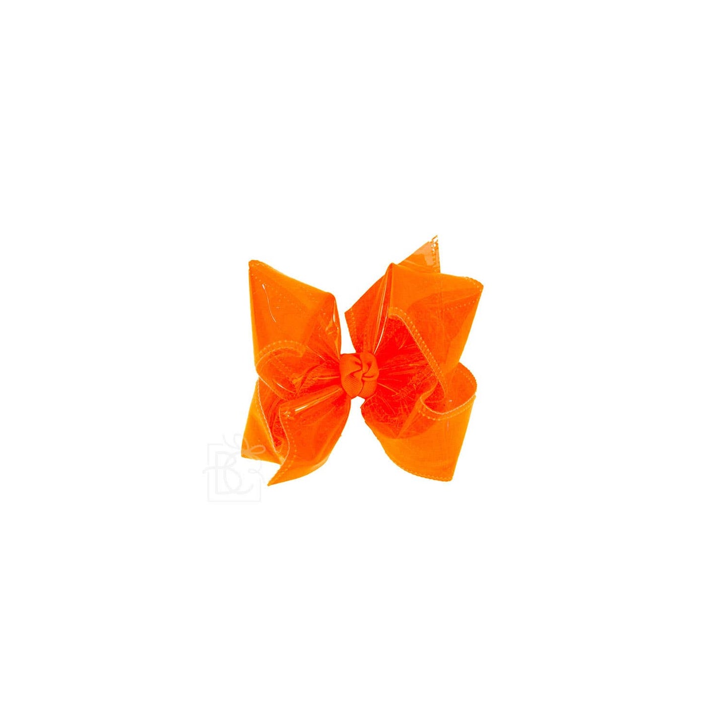 WATERPROOF BOWS ON ALLIGATOR CLIP: 5.5" Huge - 2.5" Ribbon on Alligator Clip / LIGHT ORCHID