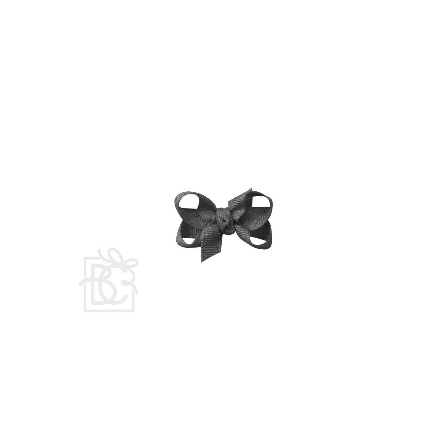 SIGNATURE GROSGRAIN BOW ON CLIP: 6.5" Jumbo - 2.25" Ribbon on Lg. Alligator Clip / MANDARINE ORANGE