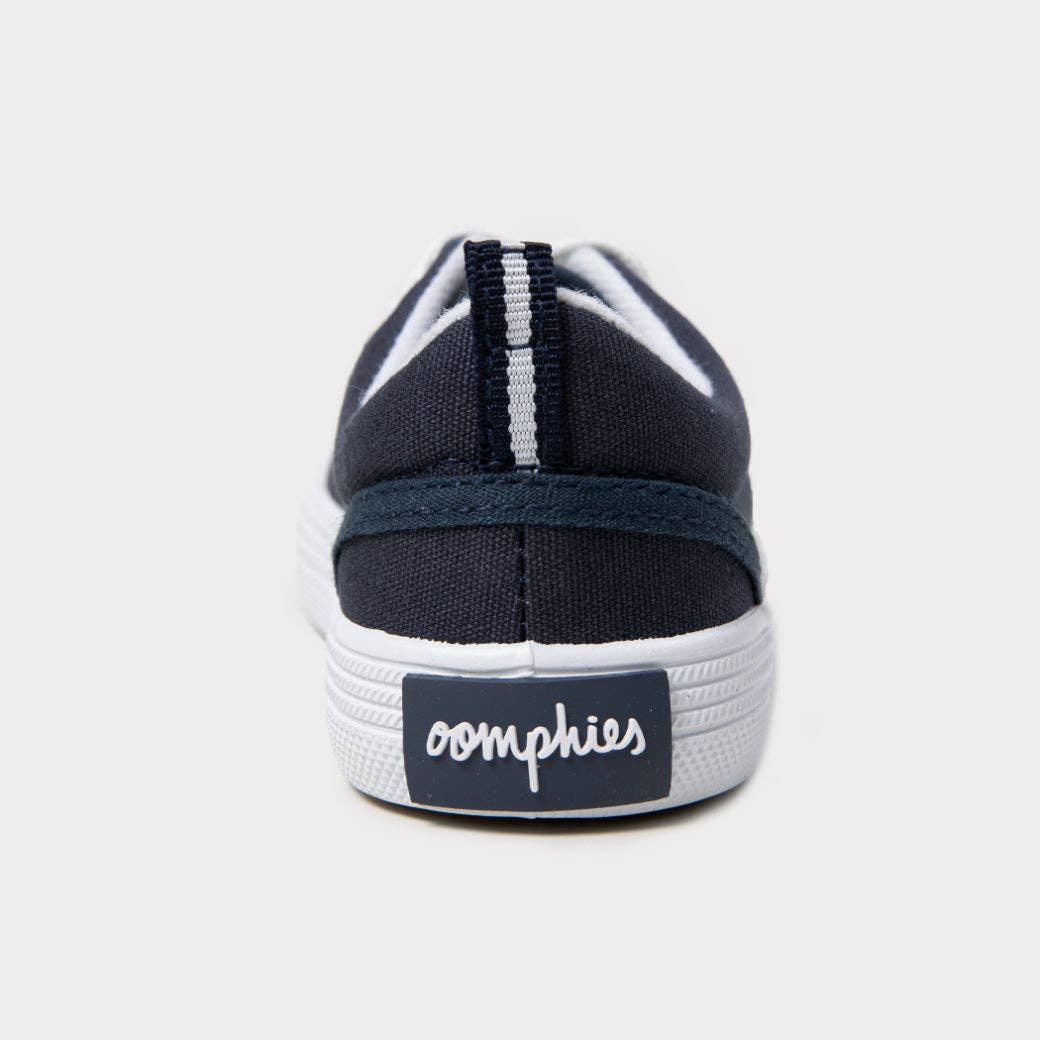 Shelby Boys Lace-Up Sneaker: Navy
