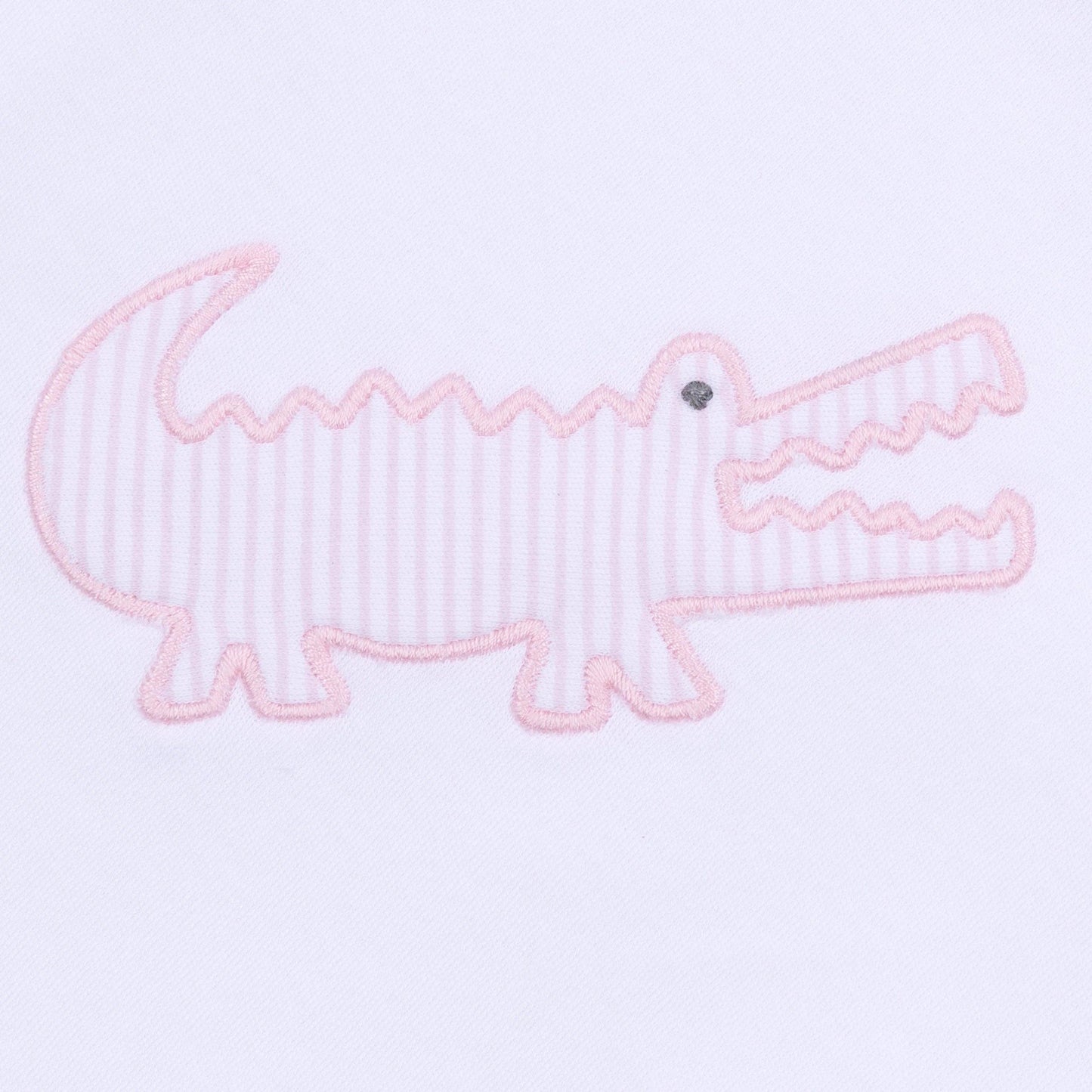 Gator Applique Short Pajamas - Pink