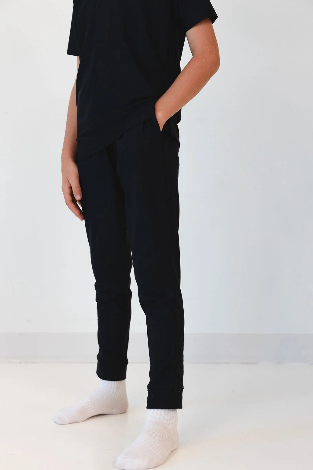 Black Warm Up Joggers