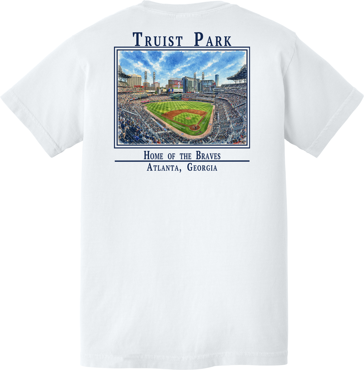 Truist Park - Home of the Braves (White)