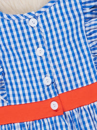 Florida Smocked Gingham Dress: XL(5yrs)
