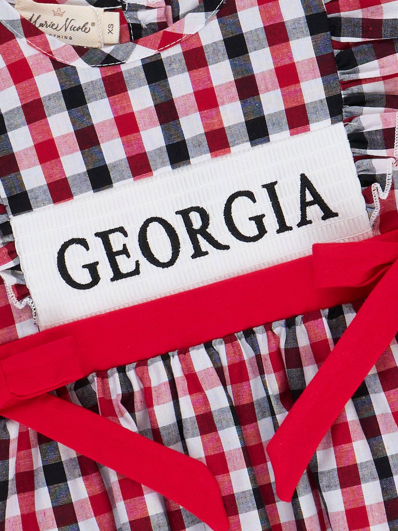 Georgia Smocked Gingham Dress: S(2yrs)