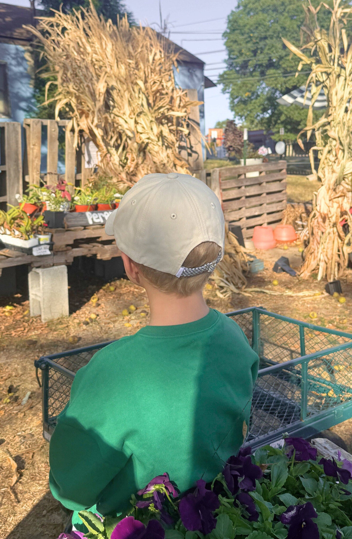Khaki Mallard Baseball Hat: Youth (2-7)