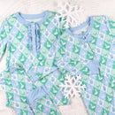 Girls Bamboo Loungewear - Frosted Christmas: 7