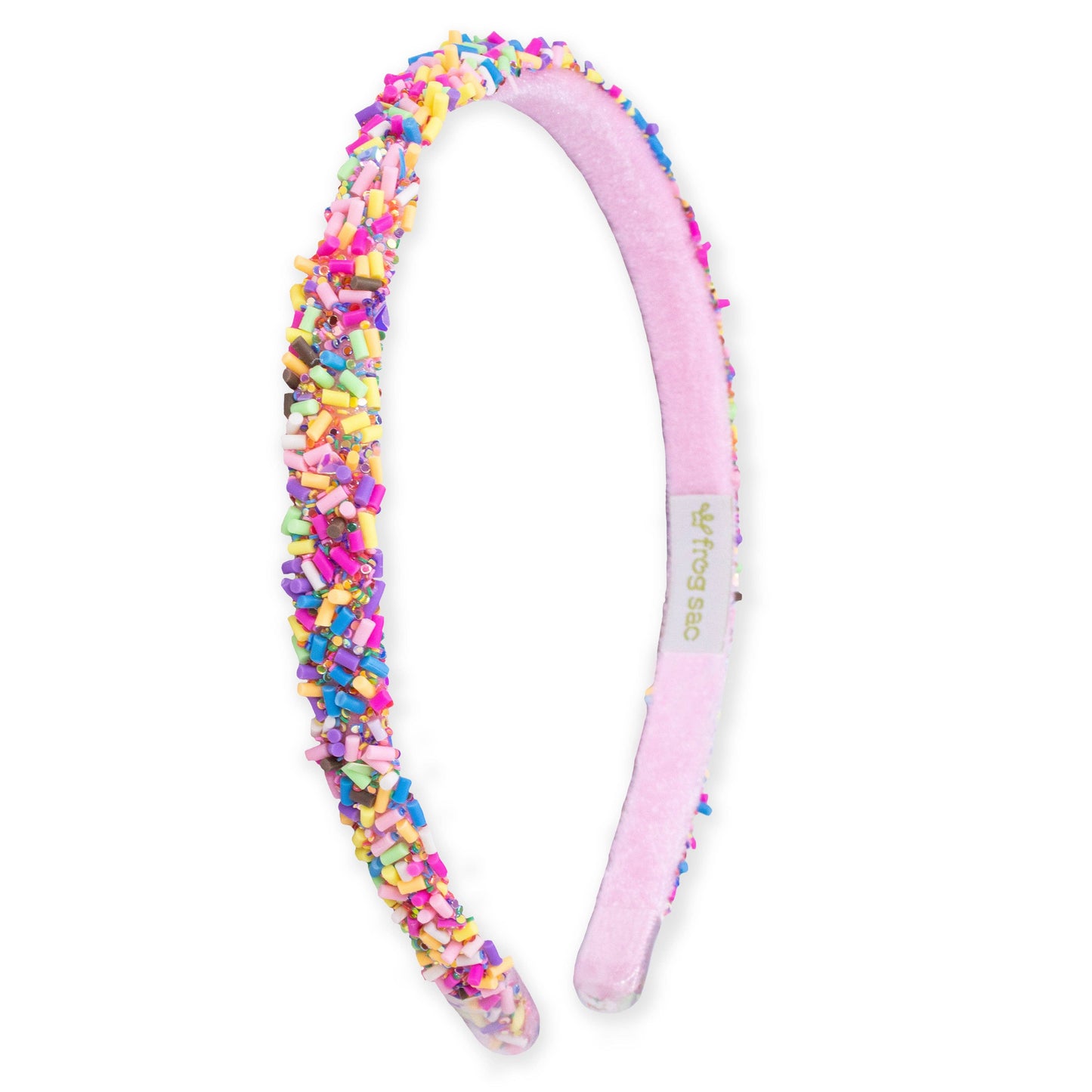 Thin Sprinkle Headband - Non Slip Hair Accessories for Kids: Pink