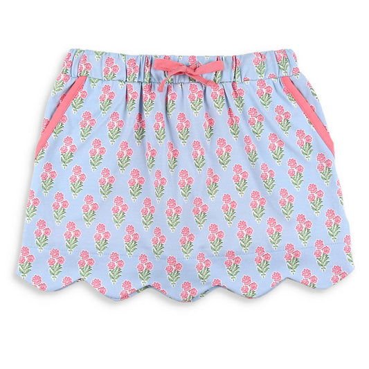 Coral Bouquet Skort