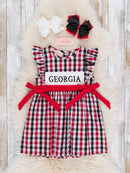 Georgia Smocked Gingham Dress: S(2yrs)