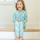 Girls Bamboo Loungewear - Frosted Christmas: 8