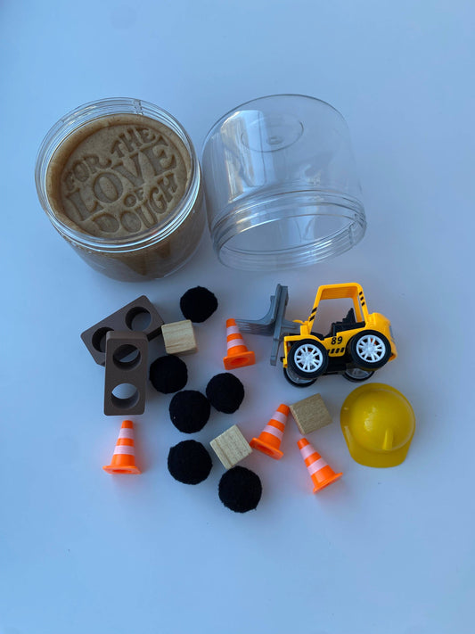 Construction Sensory Dough Double Jar: Sand