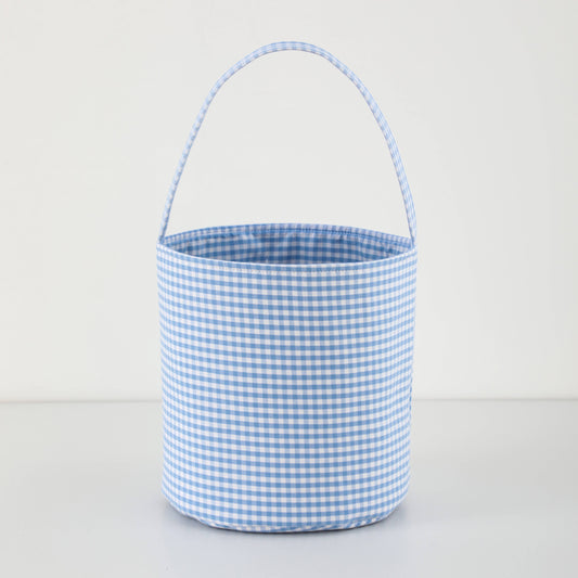 Easter Basket: Blue Gingham