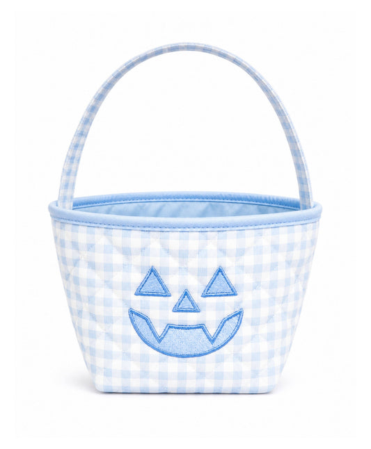 Petite Pumpkin Tote: Blue