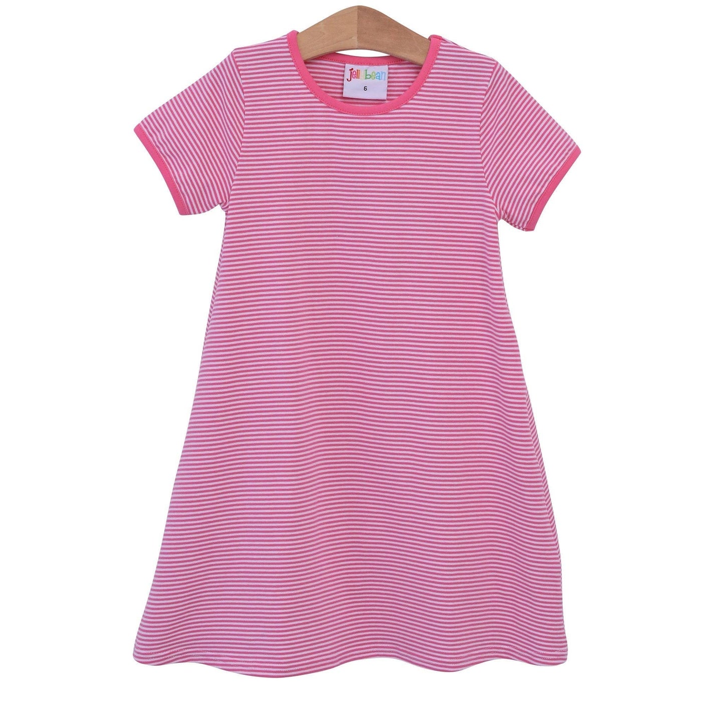 Sarah Dress-Pink Stripe