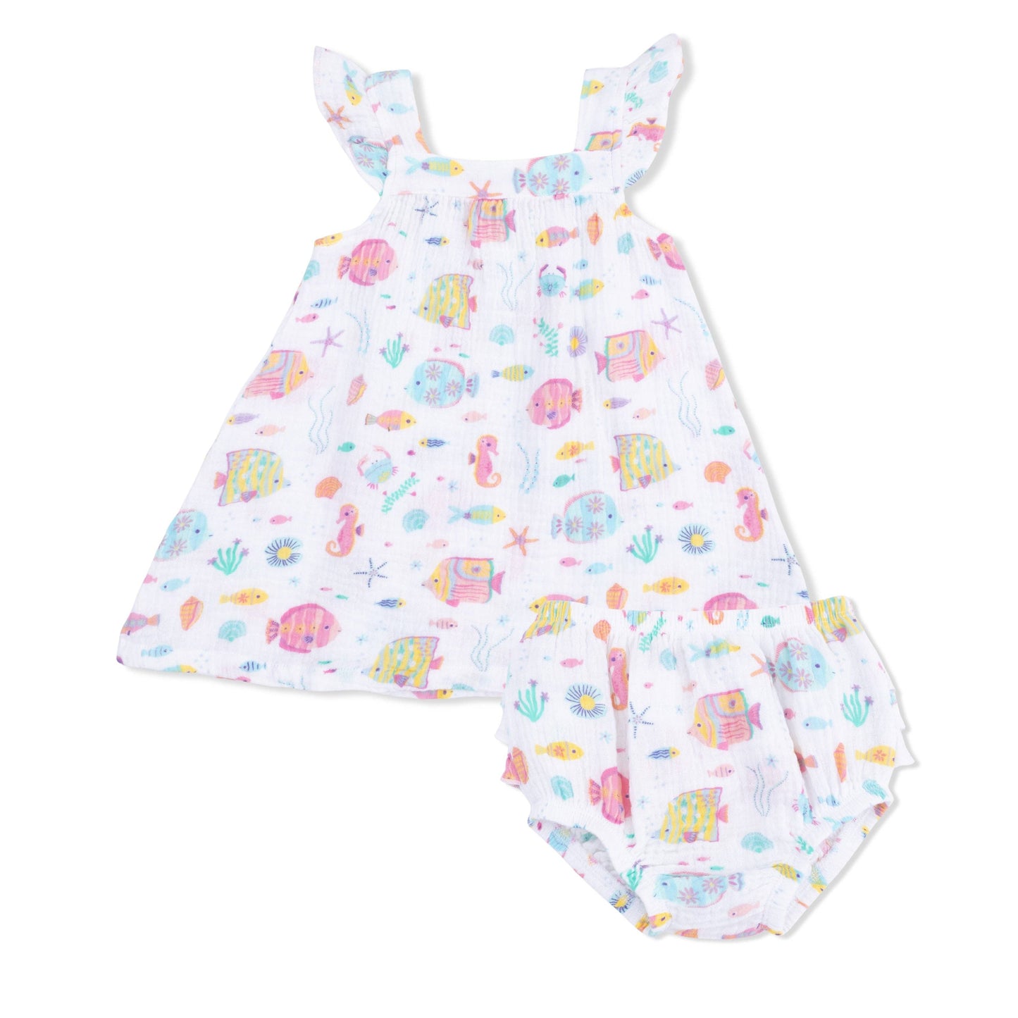 Sunny Coral Reef Fish - Sundress and Bloomer