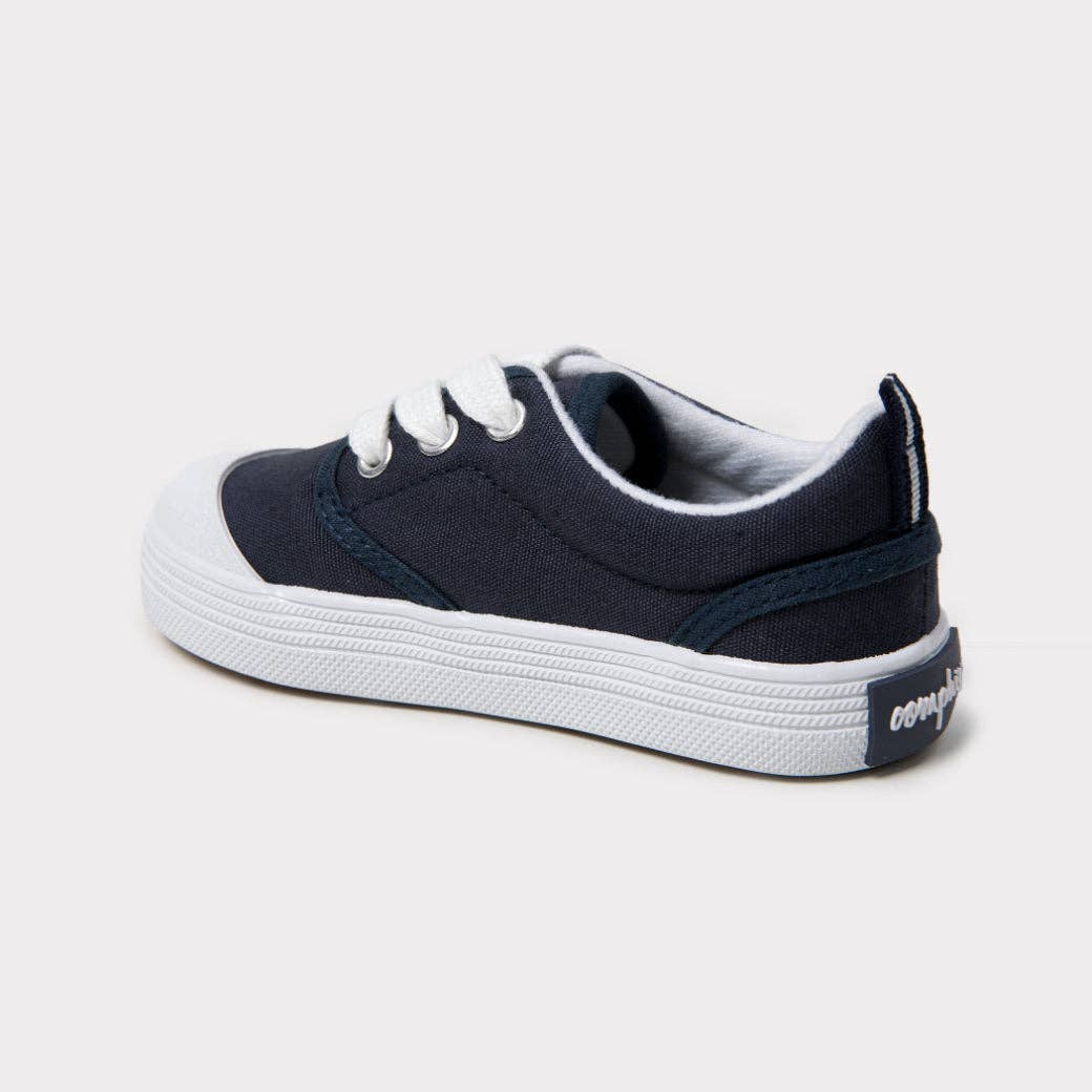 Shelby Boys Lace-Up Sneaker: Navy