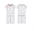 Pink Pelican Two Piece Pajama Short Set: 2/3