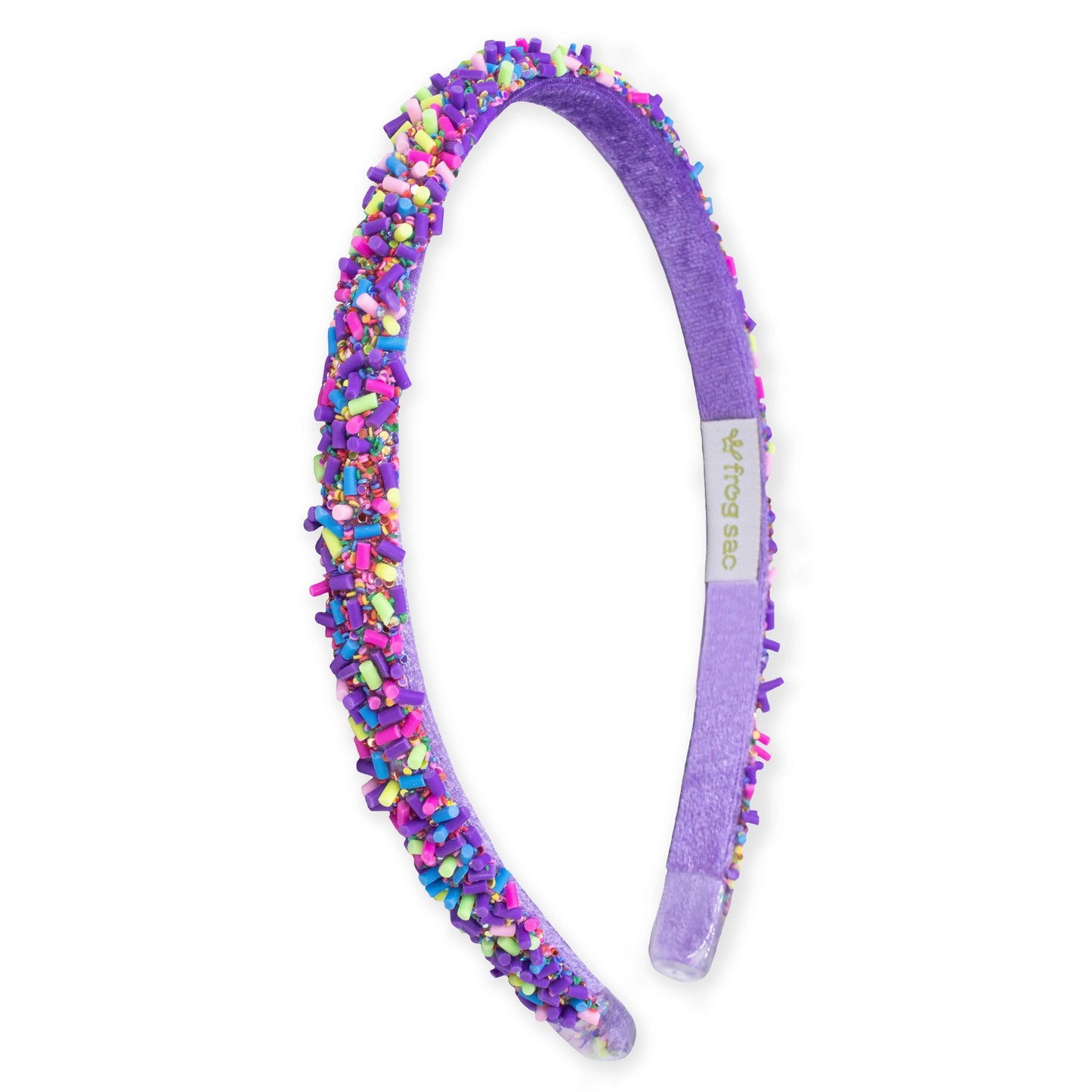 Thin Sprinkle Headband - Non Slip Hair Accessories for Kids: Rainbow