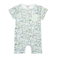 Golf Boys Shortie Romper: Golf - Putting Green / 12-18M
