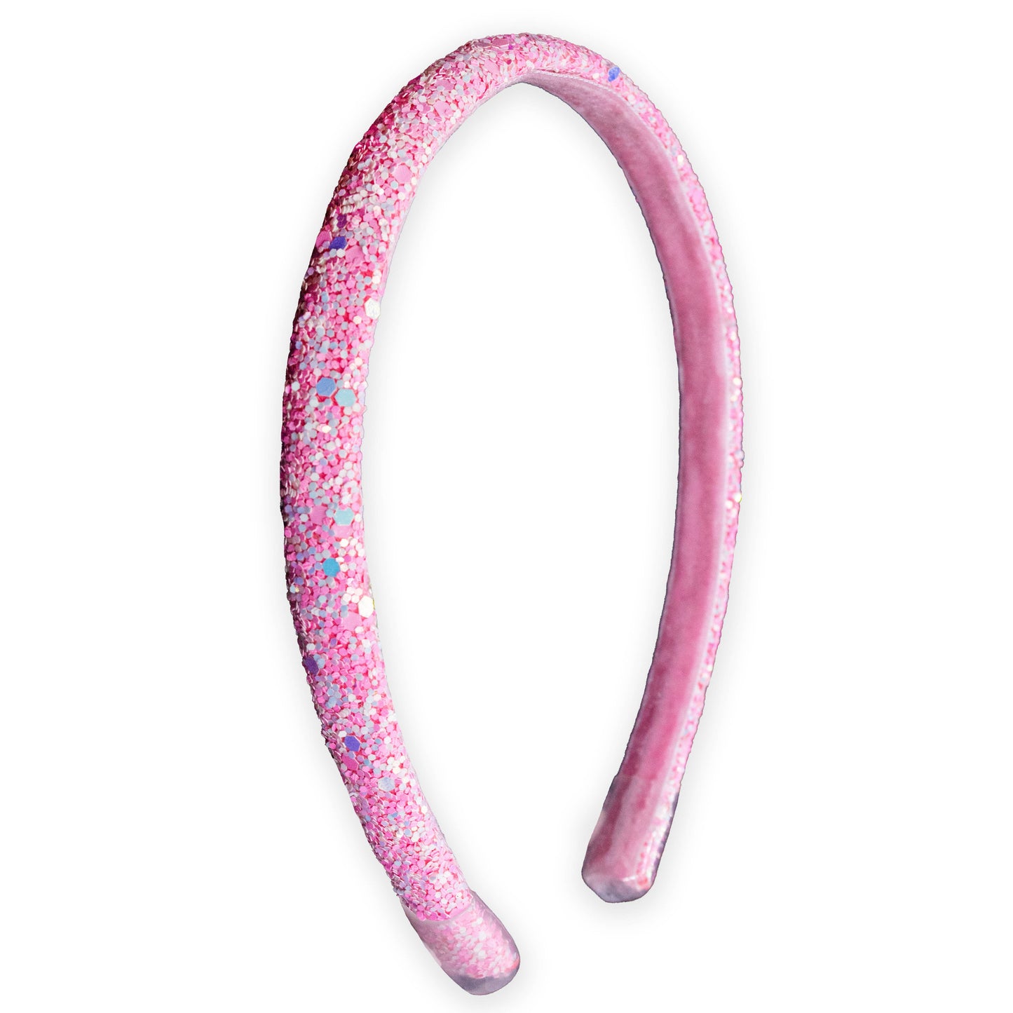 Glitter Headband - Thin Hairbands for Kids: Purple