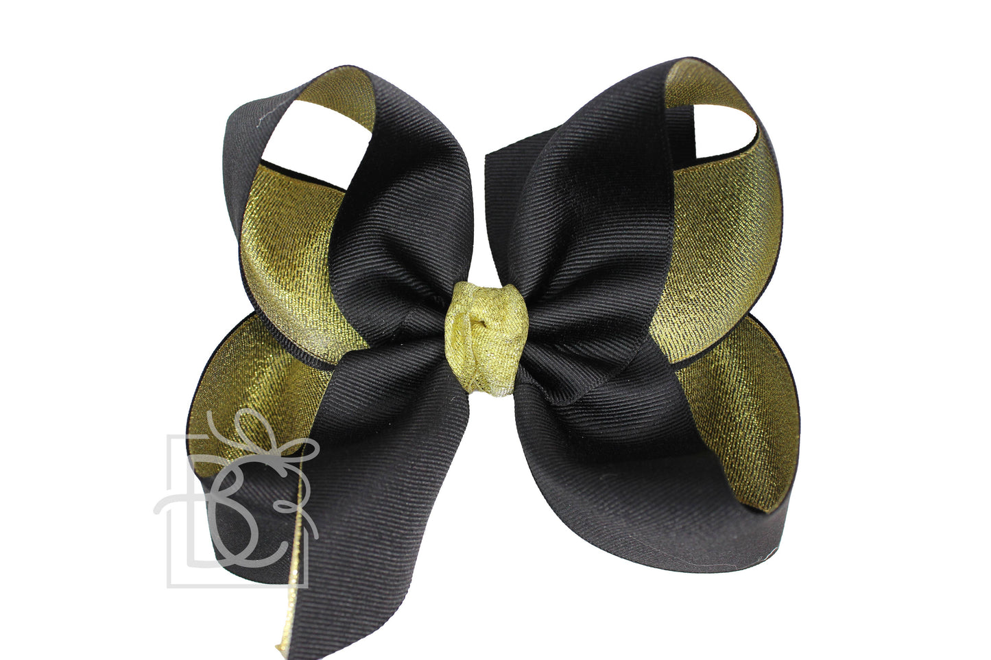 Layered Grosgrain Bow: 5.5" Huge