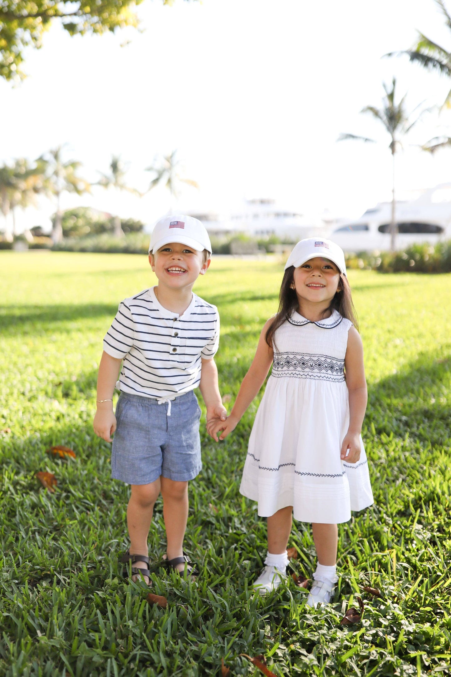 American Flag Baseball Hat: Youth (Ages 2-7)