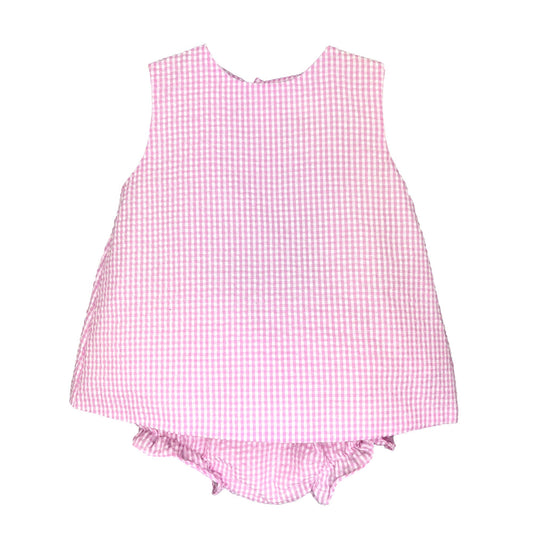Popover Top & Ruffle Bloomers: Pink