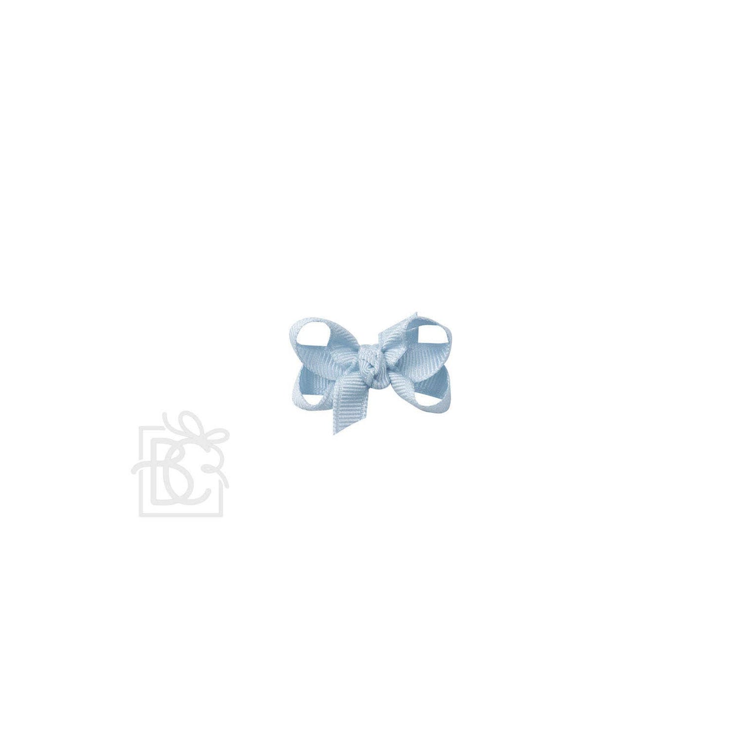 SIGNATURE GROSGRAIN BOW ON CLIP: 6.5" Jumbo - 2.25" Ribbon on Lg. Alligator Clip / FOREST GREEN