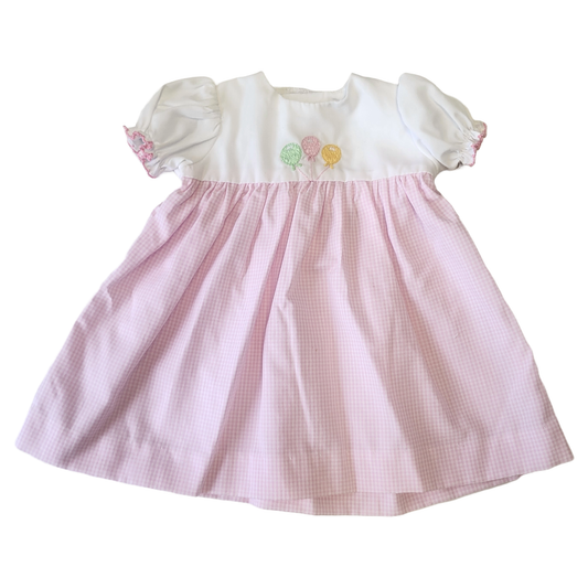 Knit Dog Doll with Birthday Embroidered Dress