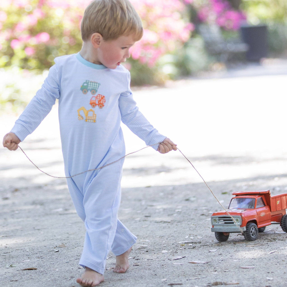 Tough Trucks Romper