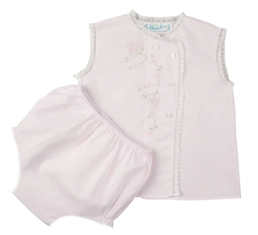 Floral Lace Diaper Set