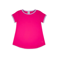 SET Bridget Basic Tee Power Pink & Lavender 9/10Y