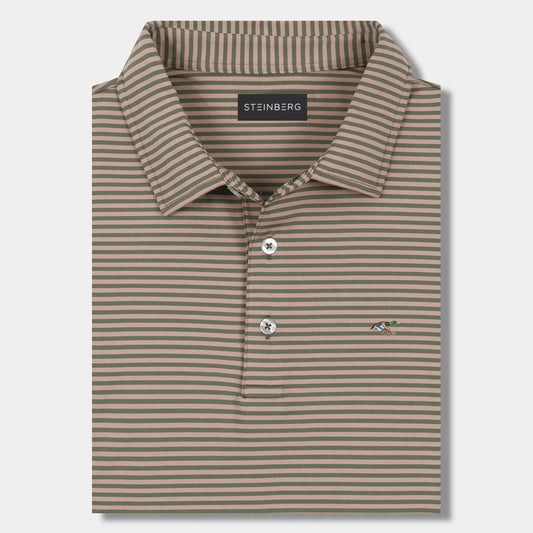 Khaki Mallard Performance Polo