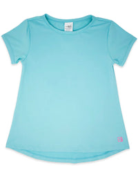 SET Bridget Basic Tee Turquoise 9/10Y