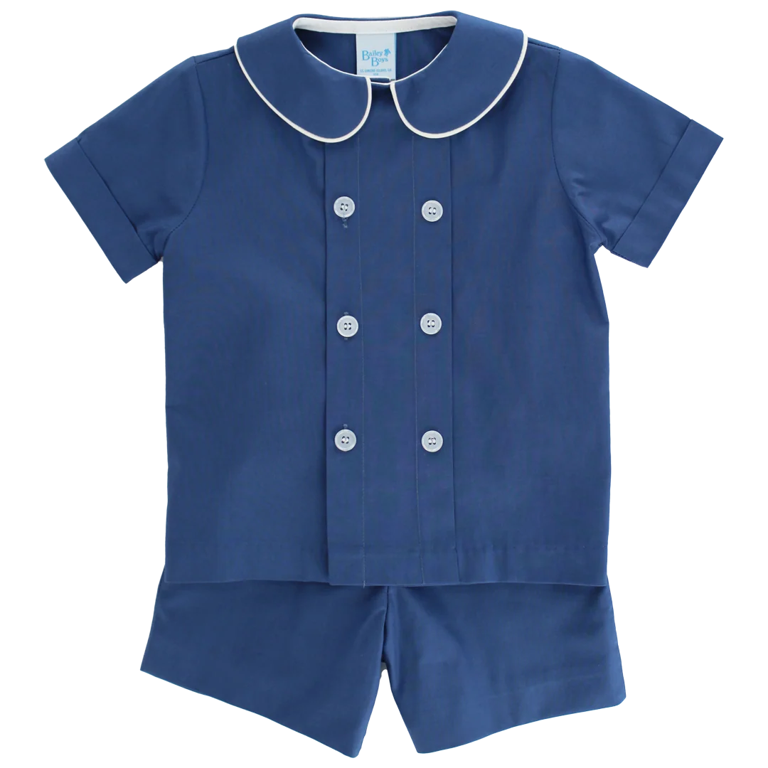 Posh Posies w/ Cornflower Dressy Short Set
